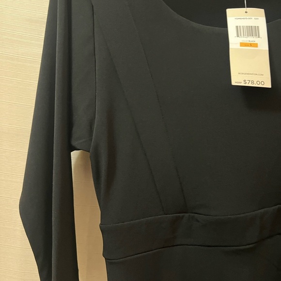 BCBGeneration Elegant Black Dress Size Small Classic Classy Never Worn - Picture 4 of 8
